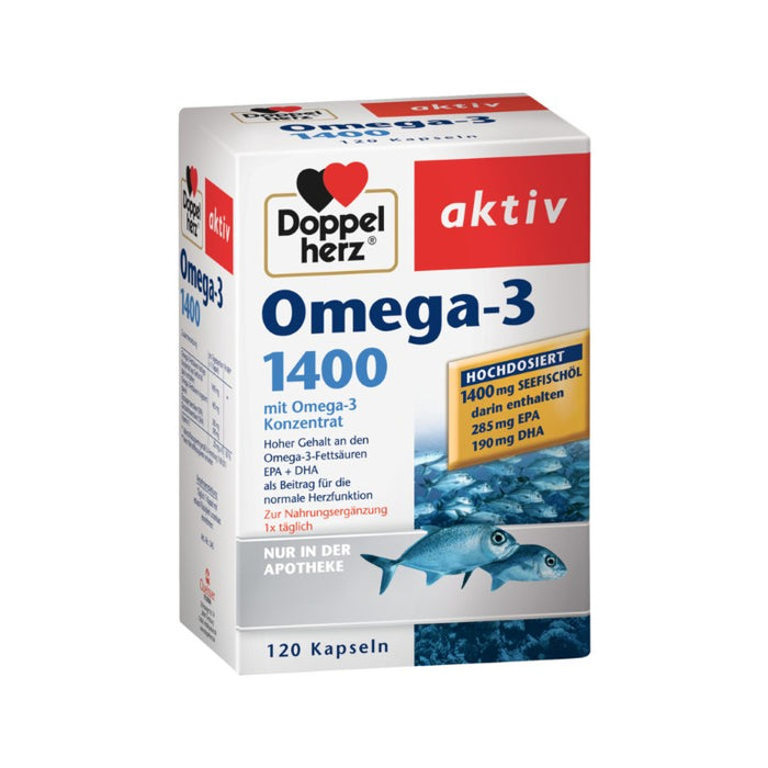 Doppelherz Omega-3 1400, 120 pc Capsules