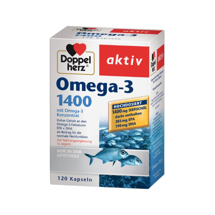 Doppelherz Omega-3 1400, 120 pc Capsules