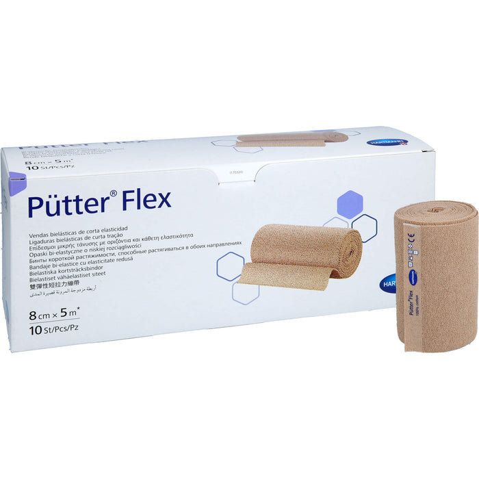 Pütter Flex Binde 8cmx5m, 10 St BIN