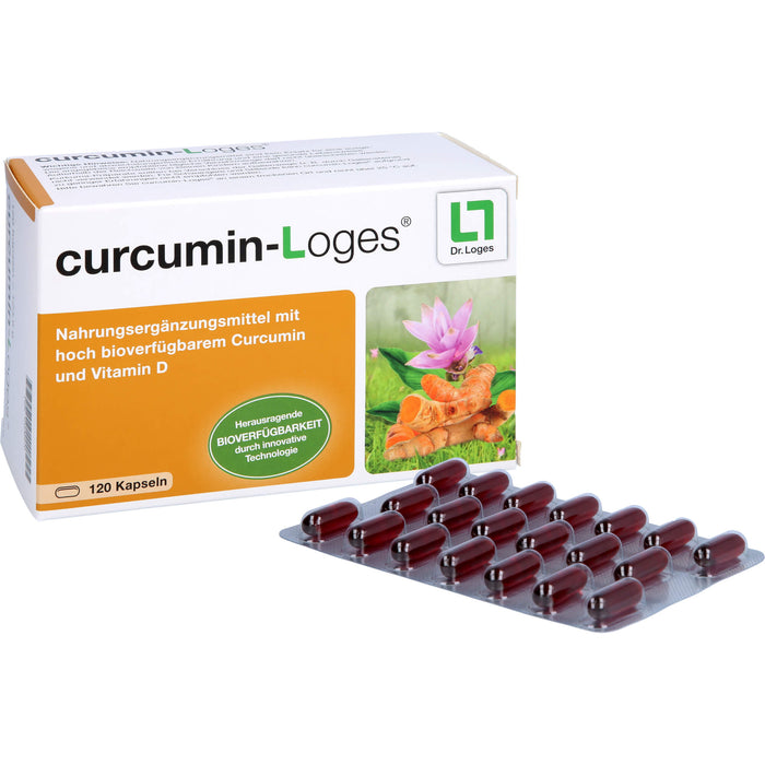 curcumin-Loges Kapseln, 120 St., 120 pc Capsules