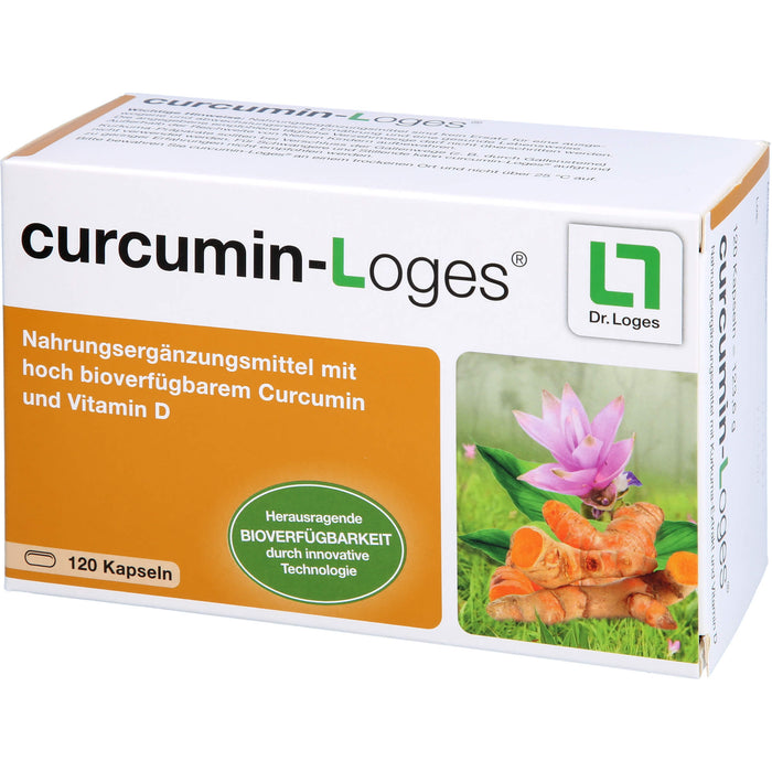 curcumin-Loges Kapseln, 120 St., 120 pc Capsules