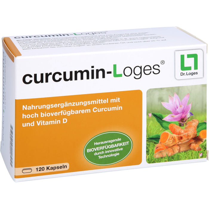 curcumin-Loges Kapseln, 120 St., 120 pc Capsules