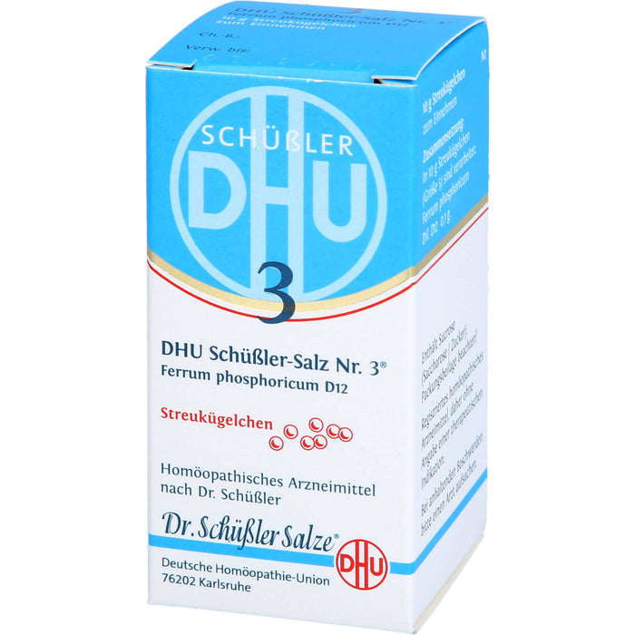 DHU Schüßler-Salz Nr. 3 Ferrum phosphoricum D12, 10 g Globuli