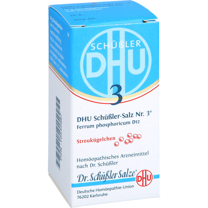 DHU Schüßler-Salz Nr. 3 Ferrum phosphoricum D12, 10 g Globuli