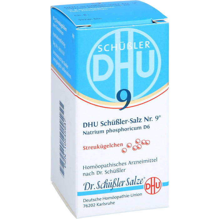 DHU Schüßler-Salz Nr. 9 Natrium phosphoricum D 6, 10 g Globules