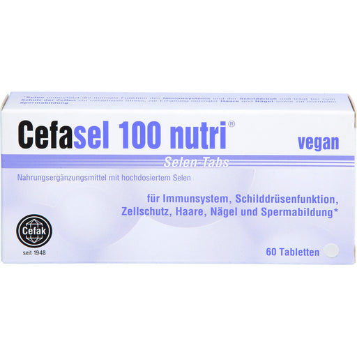 Cefasel 100 nutri  Selen-TABS, 60 St. Tabletten