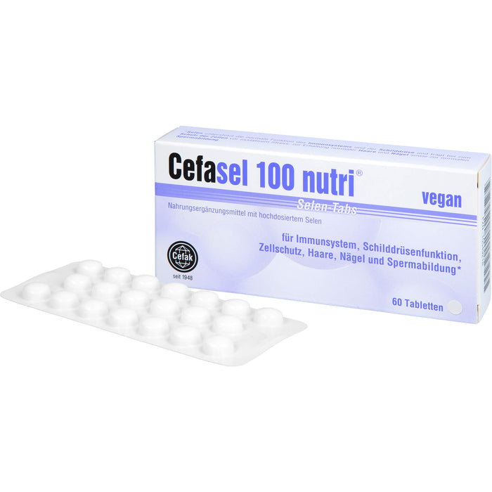 Cefasel 100 nutri  Selen-TABS, 60 St. Tabletten