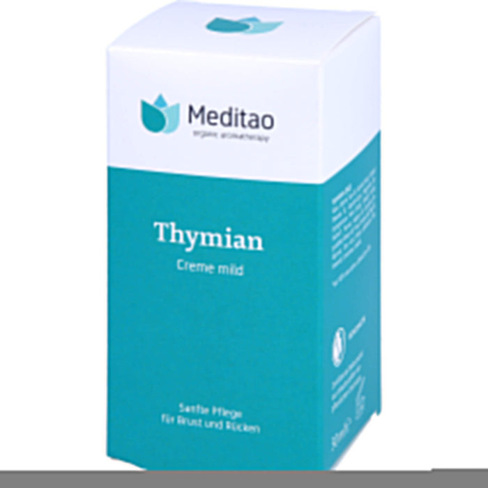 Meditao Thymiancreme mild sanfte Pflege für Brust und Rücken, 50 ml Crème