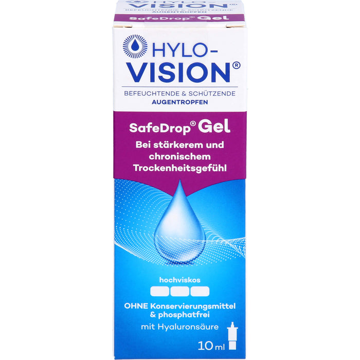 Hylo-Vision SafeDrop Gel, 10.0 ml Lösung