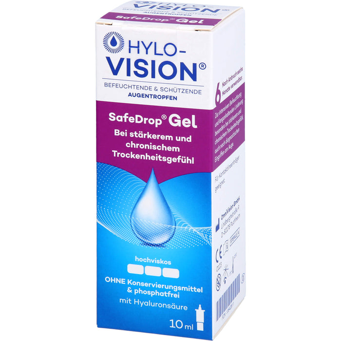 Hylo-Vision SafeDrop Gel, 10.0 ml Lösung