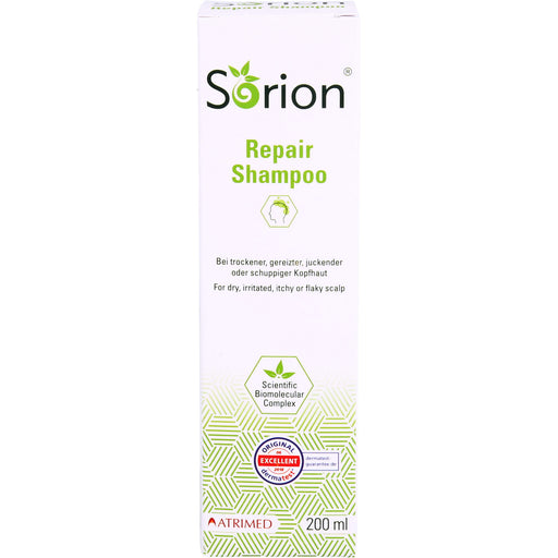 Sorion Shampoo für trockene empfindliche Kopfhaut, 200 ml Shampoo