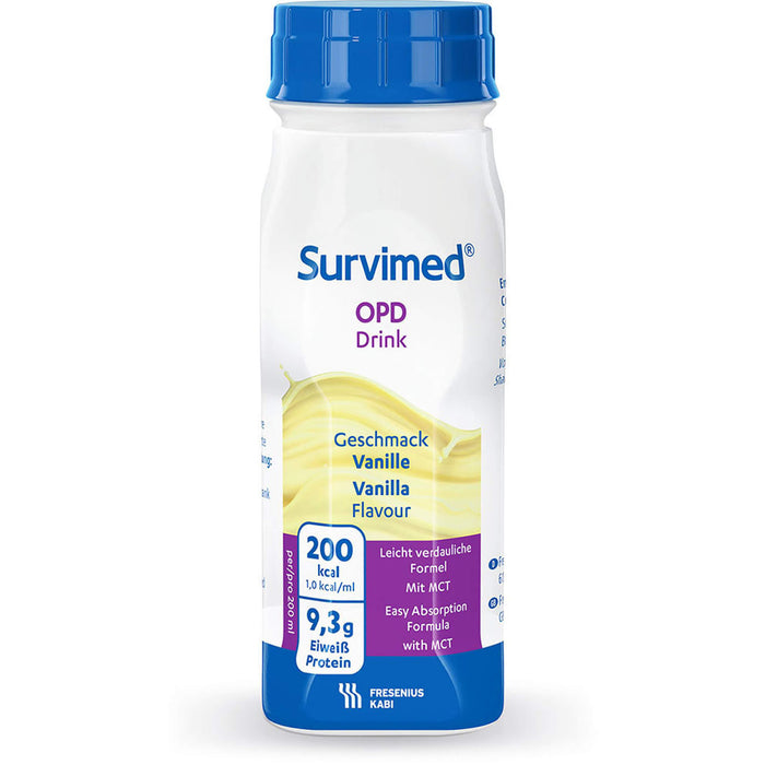 Survimed OPD DRINK Vanille Trinkflasche, 4X200 ml FLU