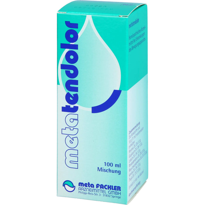 metatendolor Mischung bei Erkrankungen des Bewegungsapparates, 100 ml Solution