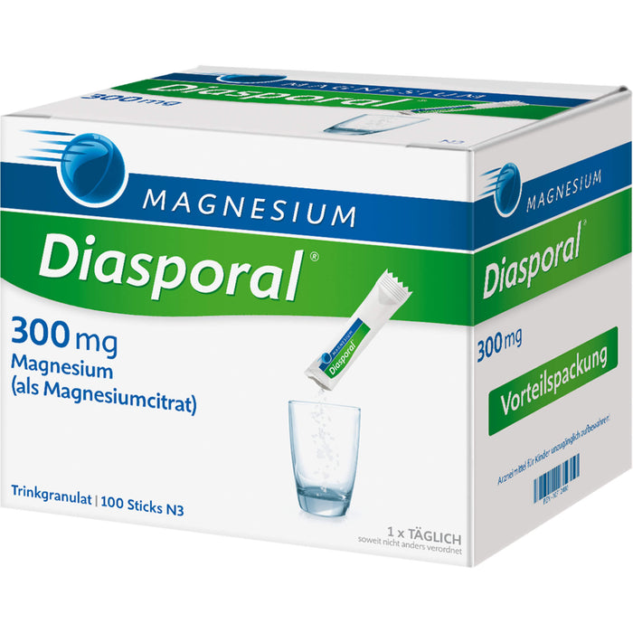 Magnesium Diasporal 300 mg Trinkgranulat, 100 pcs. Sachets