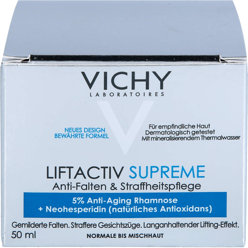 VICHY Liftactiv Hyaluron Anti-Falten & Straffheit Creme für normale bis Mischhaut, 50 ml Creme