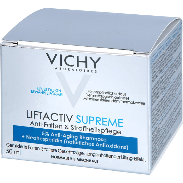 VICHY Liftactiv Hyaluron Anti-Falten & Straffheit Creme für normale bis Mischhaut, 50 ml Crème