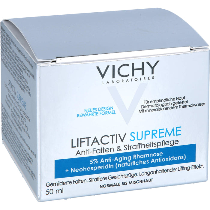 VICHY Liftactiv Hyaluron Anti-Falten & Straffheit Creme für normale bis Mischhaut, 50 ml Creme