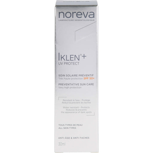 Noreva Iklen Sonnenschutz LSF 50+ zur Aufhellung von Pigmentflecken, 30 ml Creme