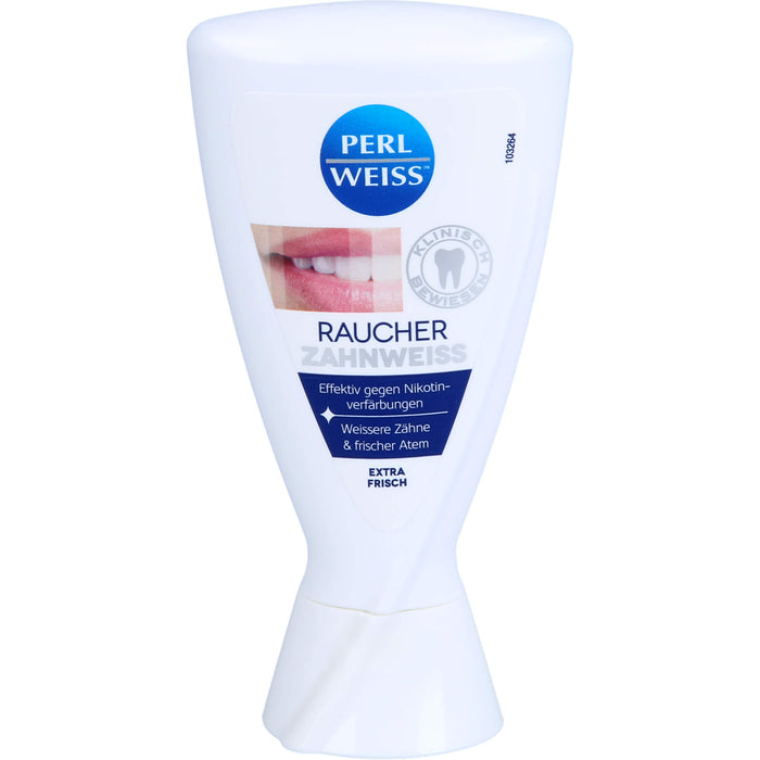 PERLWEISS Raucher Zahnweiss gegen Nikotin-Verfärbungen, 50 ml Toothpaste