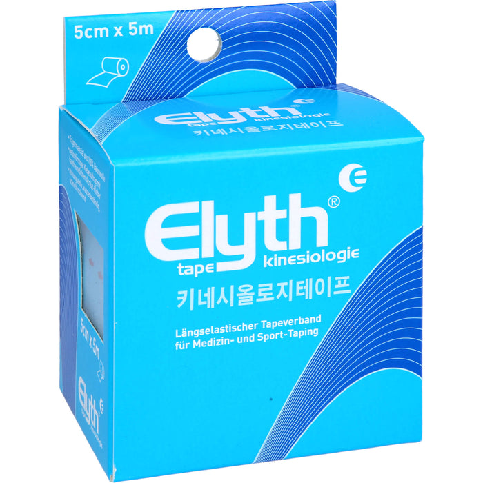 Elyth Tape Kinesiologie 5 cm x 5  m blau, 1 St. Bandage