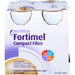 Fortimel Compact Fibre Cappuccino, 4X125 ml FLU