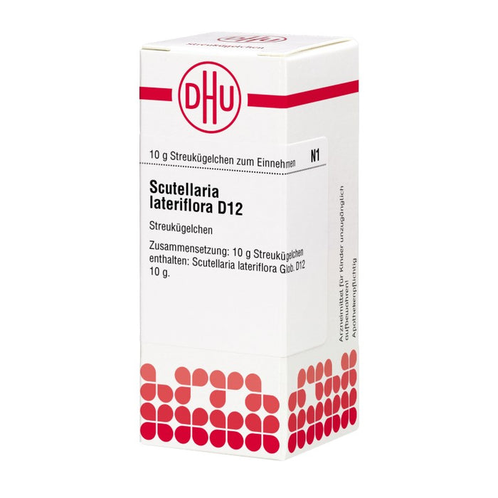 Scutellaria lateriflora D12 DHU Globuli, 10 g Globules