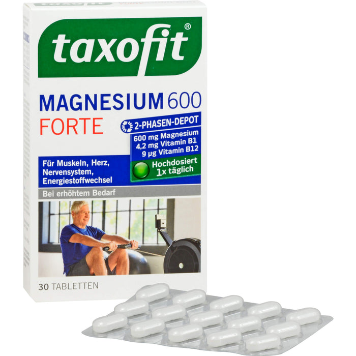 Taxofit Magnesium 600 Forte Depot Tabletten, 30 St. Tabletten