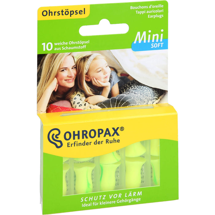 OHROPAX Mini Soft Schaumstoff-Stöpsel, 10.0 St. Ohrstöpsel