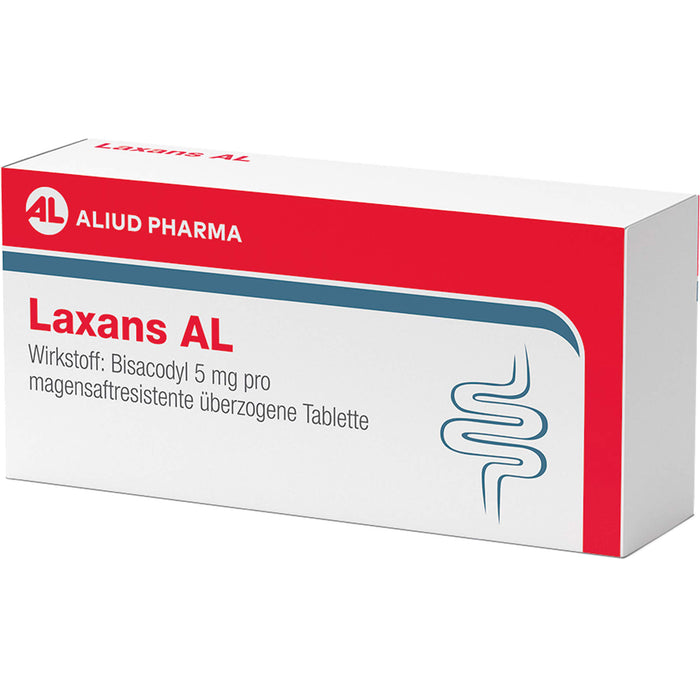 Laxans AL, magensaftresistente überzogene Tabletten, 10 pc Tablettes