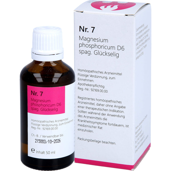 PHÖNIX Nr. 7 Magnesium phosphoricum D6 spag. Glückselig Lösung, 50 ml Lösung
