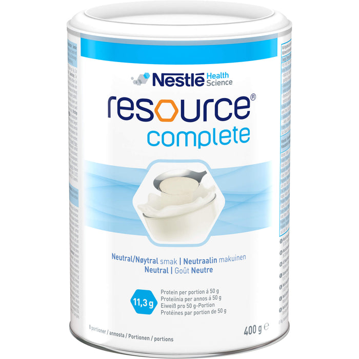 Nestle resource complete neutral Trinknahrung, 400 g Poudre