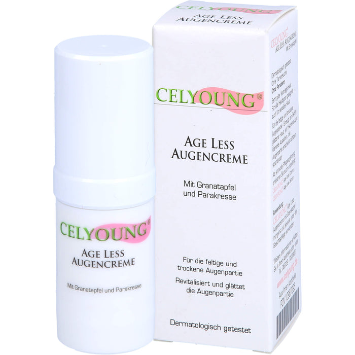 CELYOUNG Age Less Augencreme mit Granatapfel, 15 ml Cream