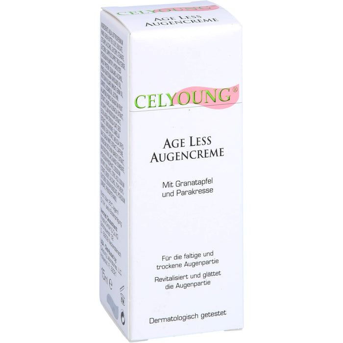 CELYOUNG Age Less Augencreme mit Granatapfel, 15 ml Cream