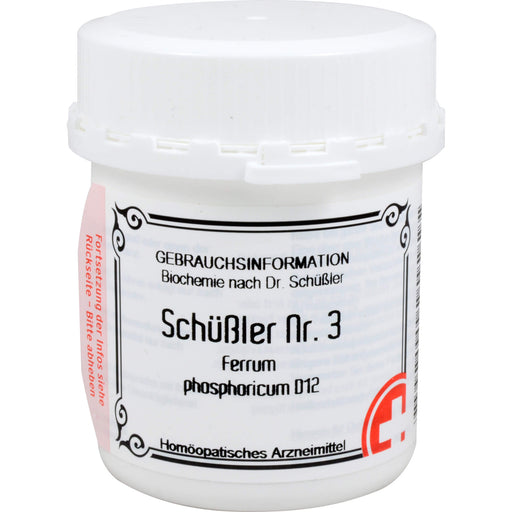 Apofaktur Schüssler Nr.3 Ferrum phosphoricum D12 Tabletten, 400 St. Tabletten