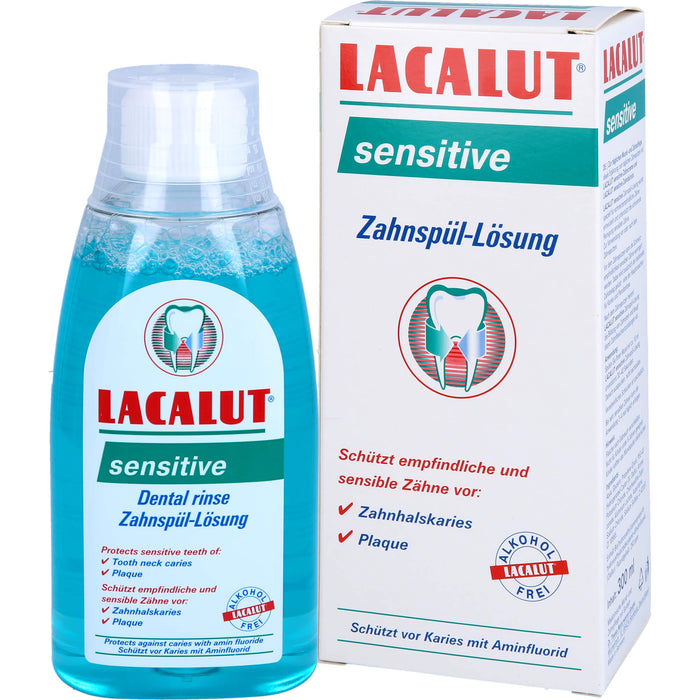 LACALUT sensitive Zahnspül-Lösung, 300 ml Solution