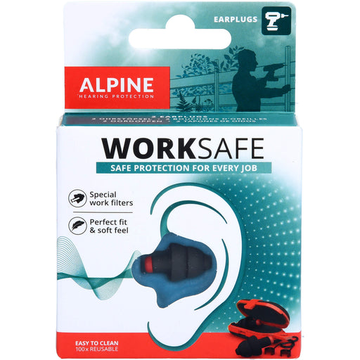 Alpine WorkSafe Ohrstöpsel, 2 St. Ohrstöpsel