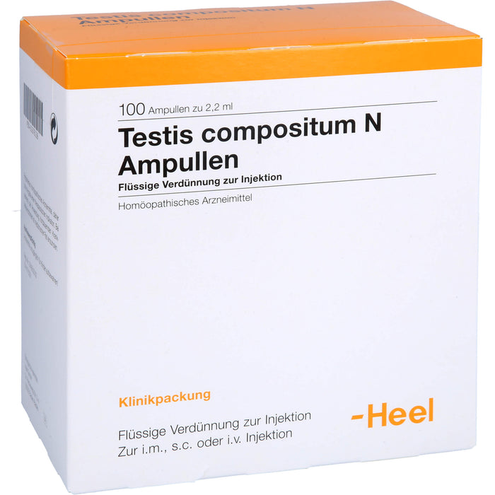 Testis compositum N flüssige Verdünnung, 100 pc Ampoules