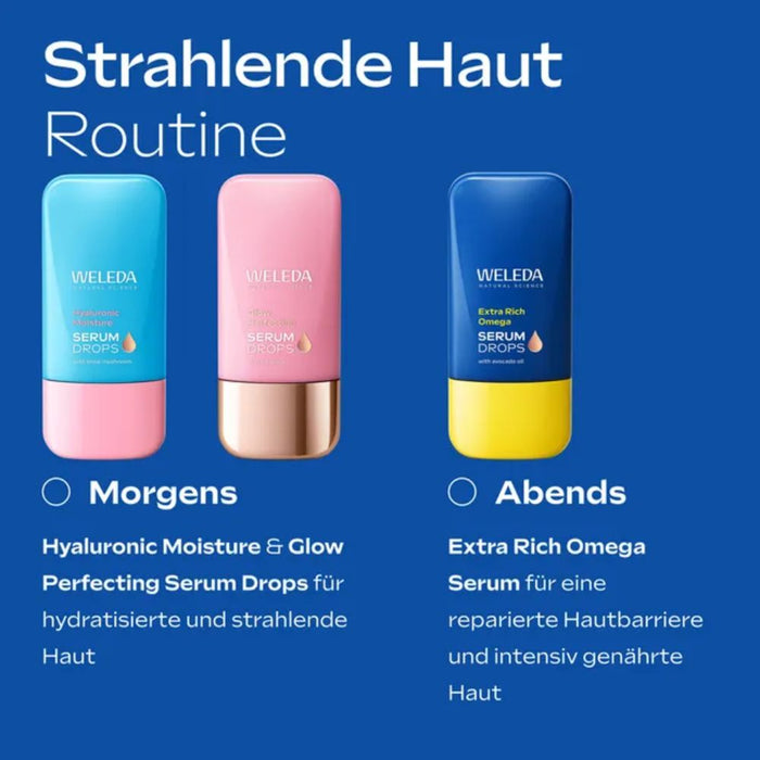 WELEDA Extra Rich Omega Serum Drops starke Hautbarriere und intensive Pflege, 30 ml Solution