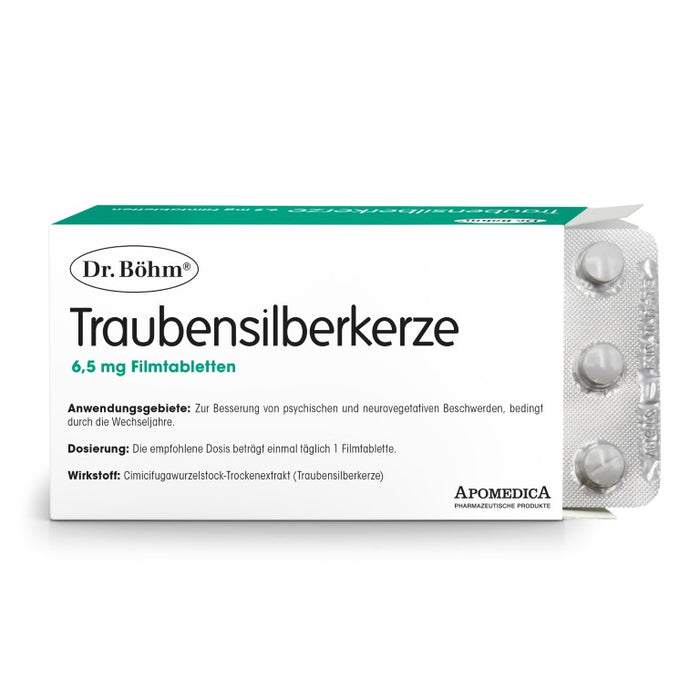 Dr Böhm Traubensilberkerze 6,5 mg Filmtabletten, 60 pcs. Tablets