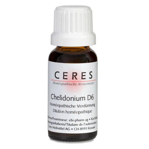 CERES Chelidonium D6 flüssige Verdünnung, 20 ml Lösung