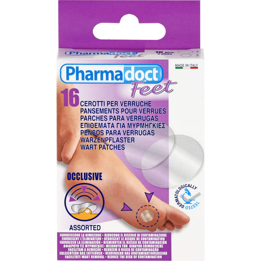 Pharmadoct 16 Feet Warzenpflaster mit Salicylsäure, 16 St. Pflaster