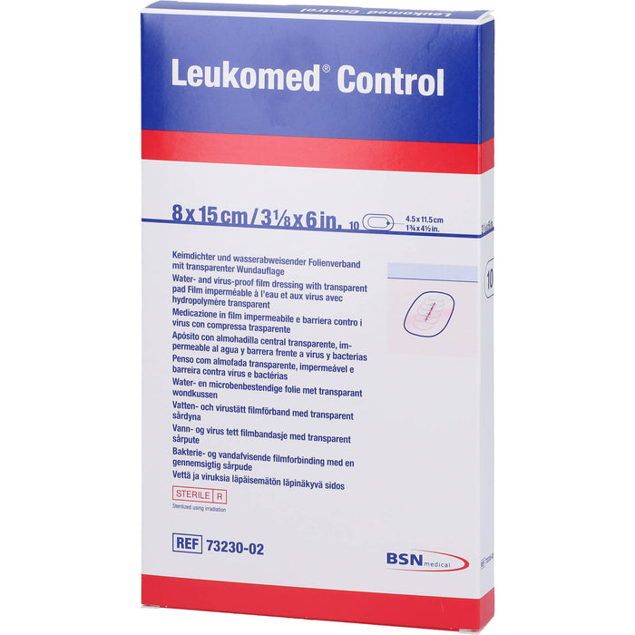 Leukomed Control 8x15cm, 10 St PFL