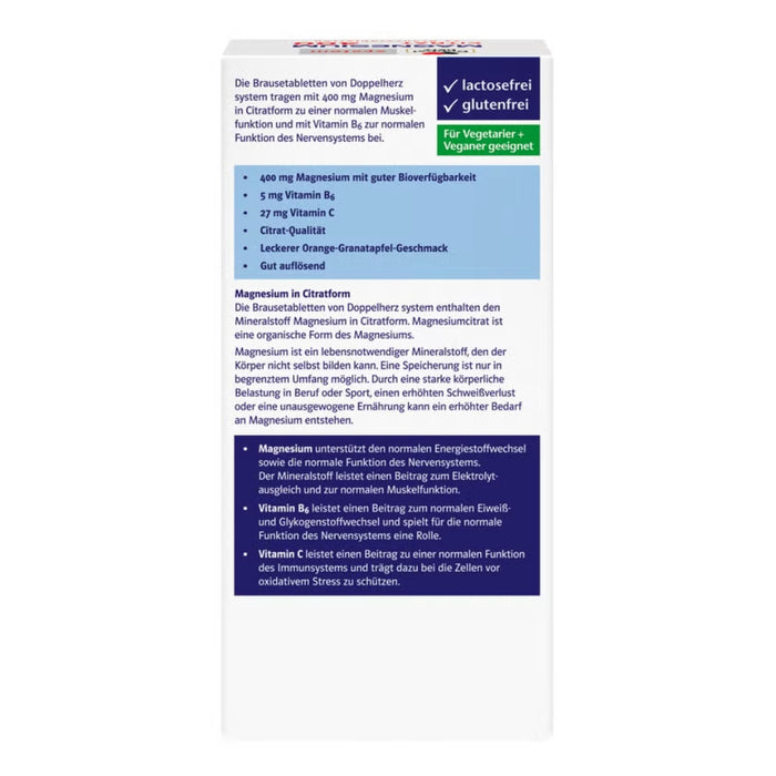 Doppelherz system MAGNESIUM 400 CITRAT, 24 pc Tablettes