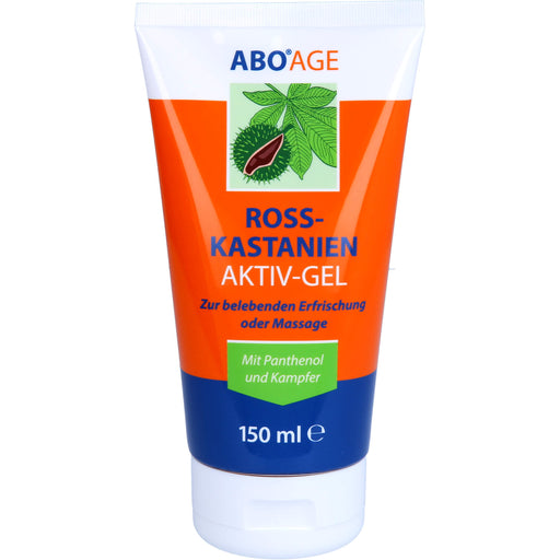 ABO AGE Rosskastanie Aktiv-Gel mit Panthenol und Kampfer, 150 ml Gel