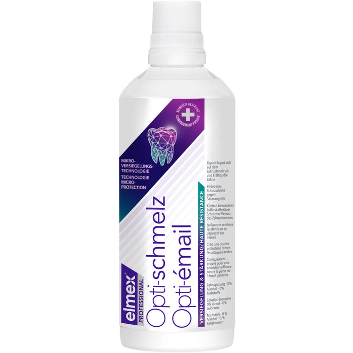 Elmex Opti-Schmelz Professional Zahnspülung, 400 ml Creme