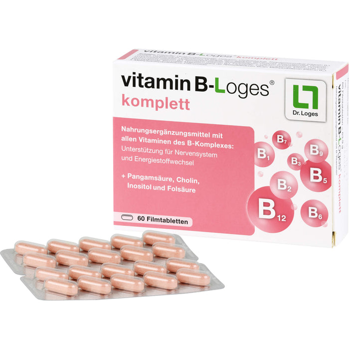 vitamin B-Loges komplett Filmtabletten, 60 St., 60 pc Tablettes