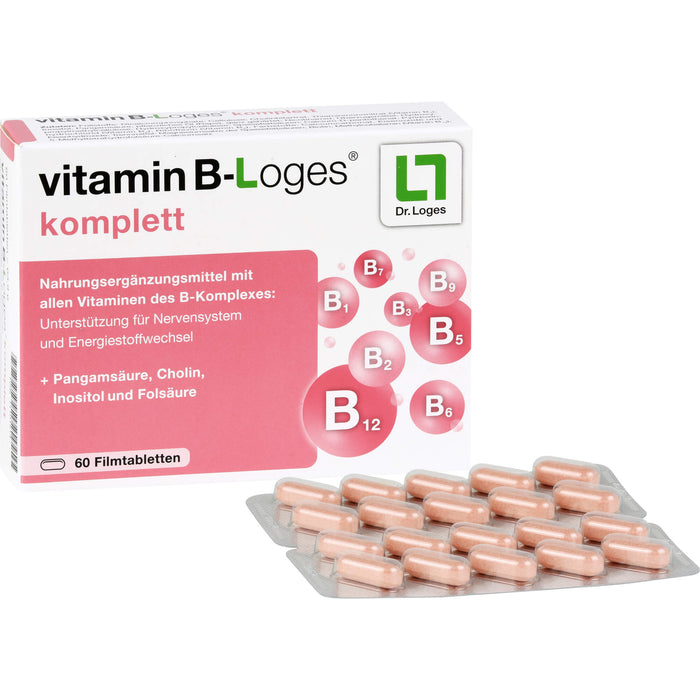 vitamin B-Loges komplett Filmtabletten, 60 St., 60 pc Tablettes