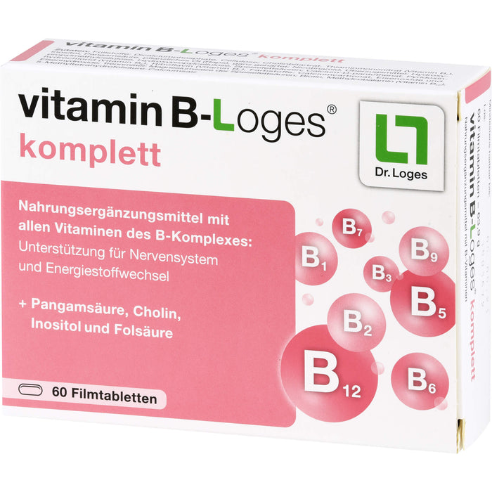vitamin B-Loges komplett Filmtabletten, 60 St., 60 pc Tablettes