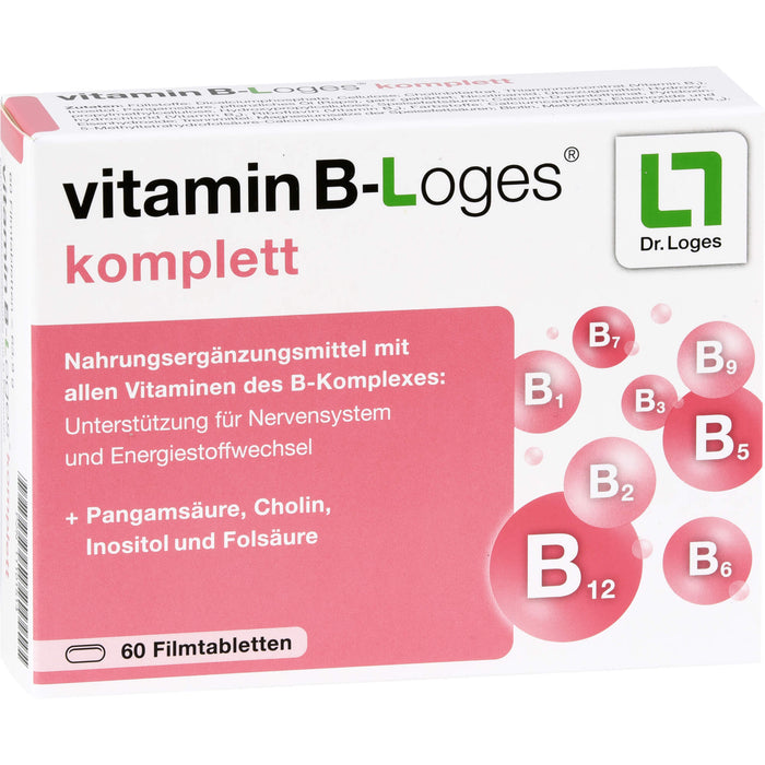 vitamin B-Loges komplett Filmtabletten, 60 St., 60 pc Tablettes