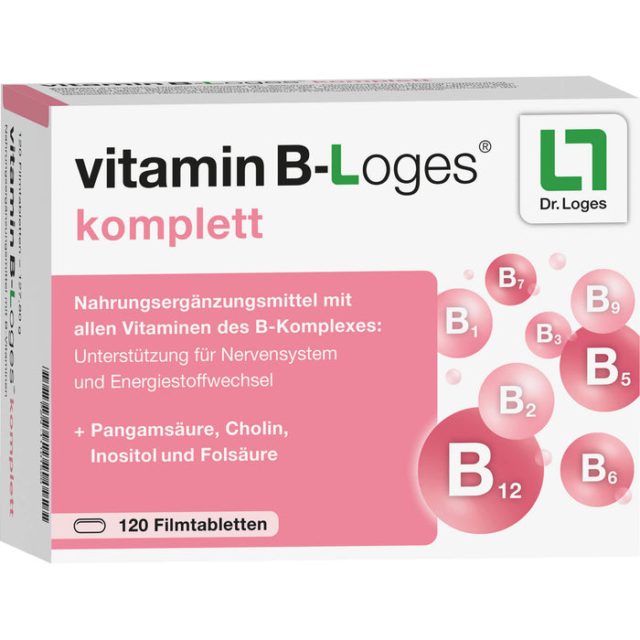 vitamin B-Loges komplett Tabletten, 120 St., 120 pc Tablettes